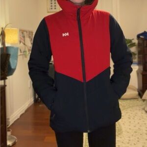Helly Hansen Women’s Alpine Insulated Ski Jacket Size: S - navy and red